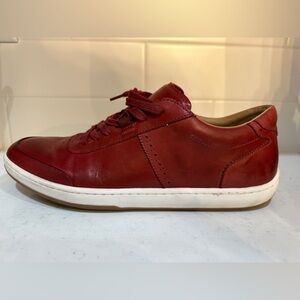 Piloti Avenue Red Leather Men’s driving shoe